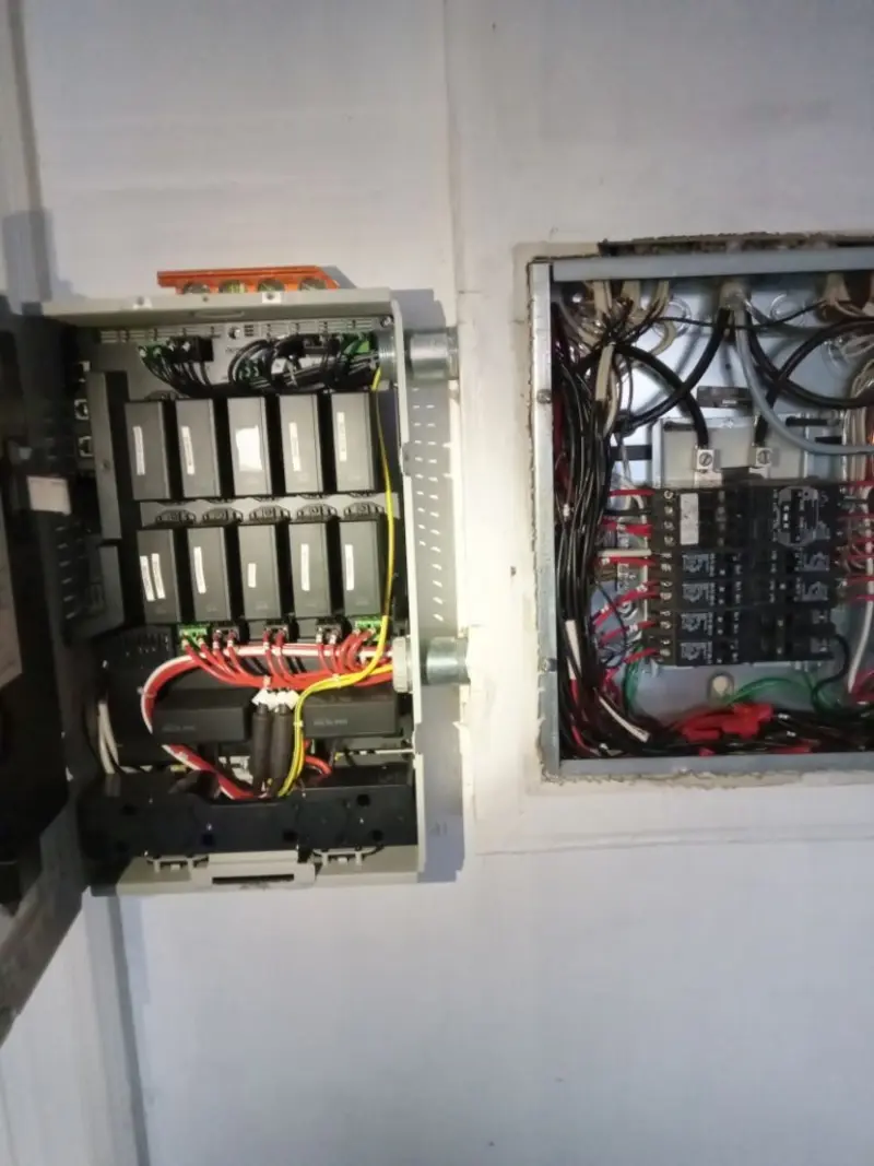 Electrical panel upgrade completed for Security Camera Wiring in Lawndale